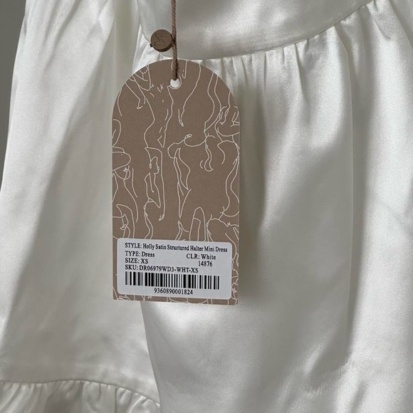 Meshki White Ruffle Mini Dress - Picture 9 of 9